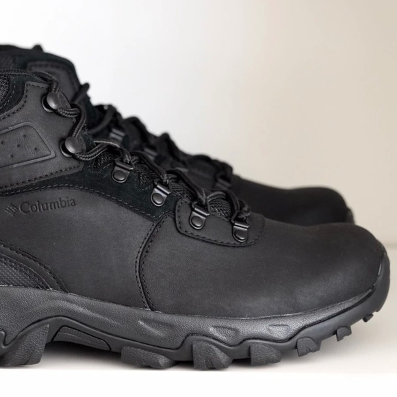 Columbia Mens Newton Ridge Plus II Waterproof Hiking Boots Black US 11 EU 44 - Picture 1 of 5
